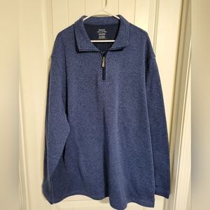 Haggar Cool Pro Pullover Sweatshirt Zip 3X